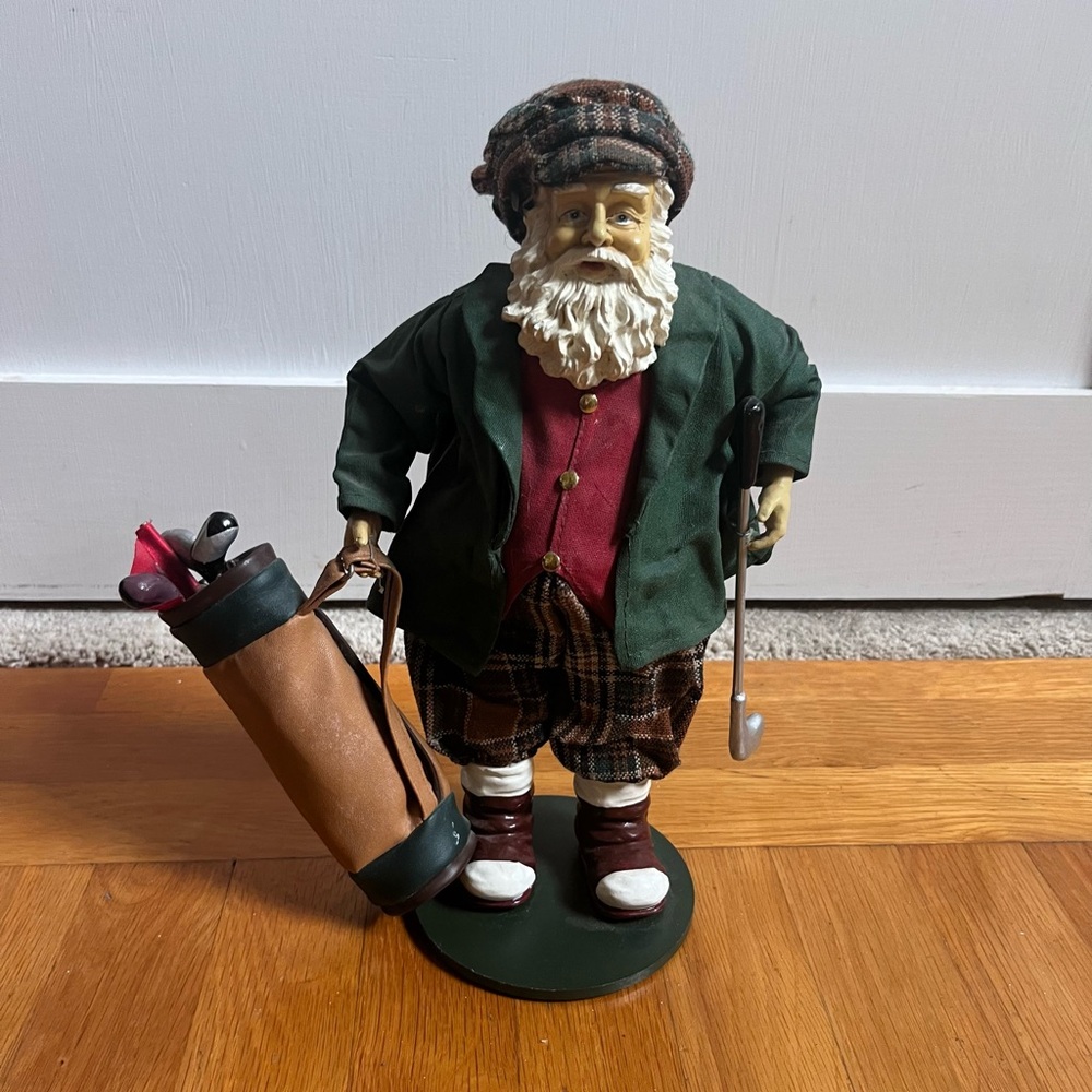 Golfing Santa
